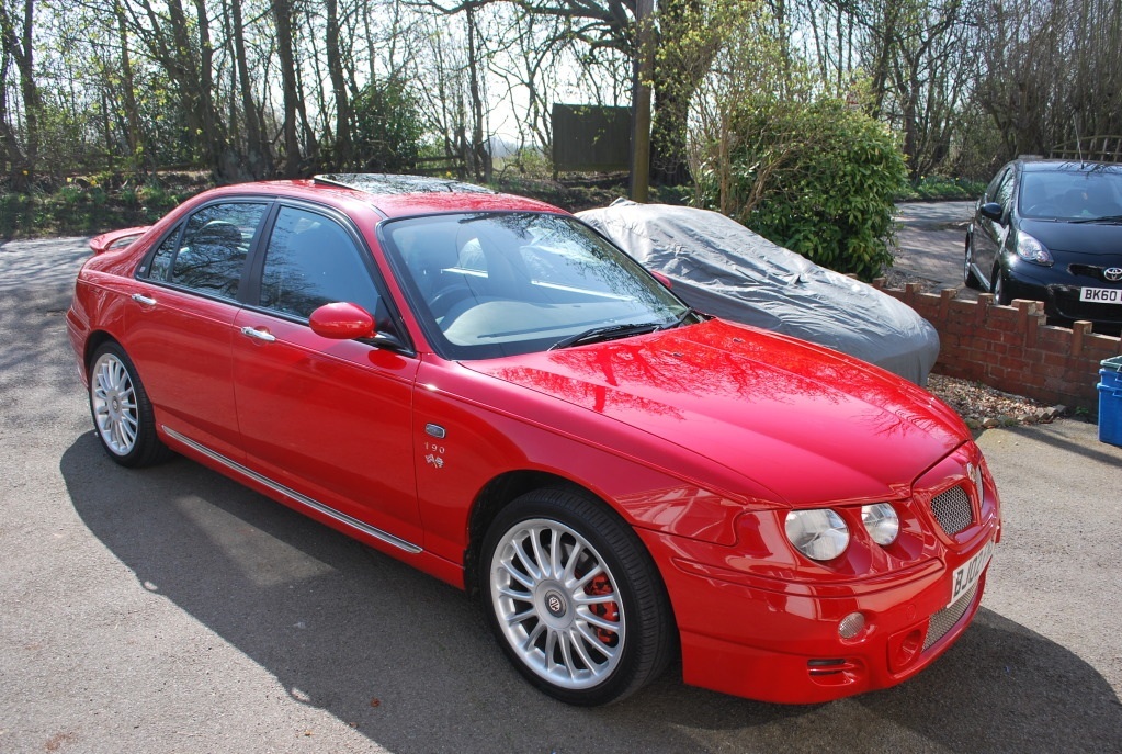 My MG ZT 190+ Solar Red