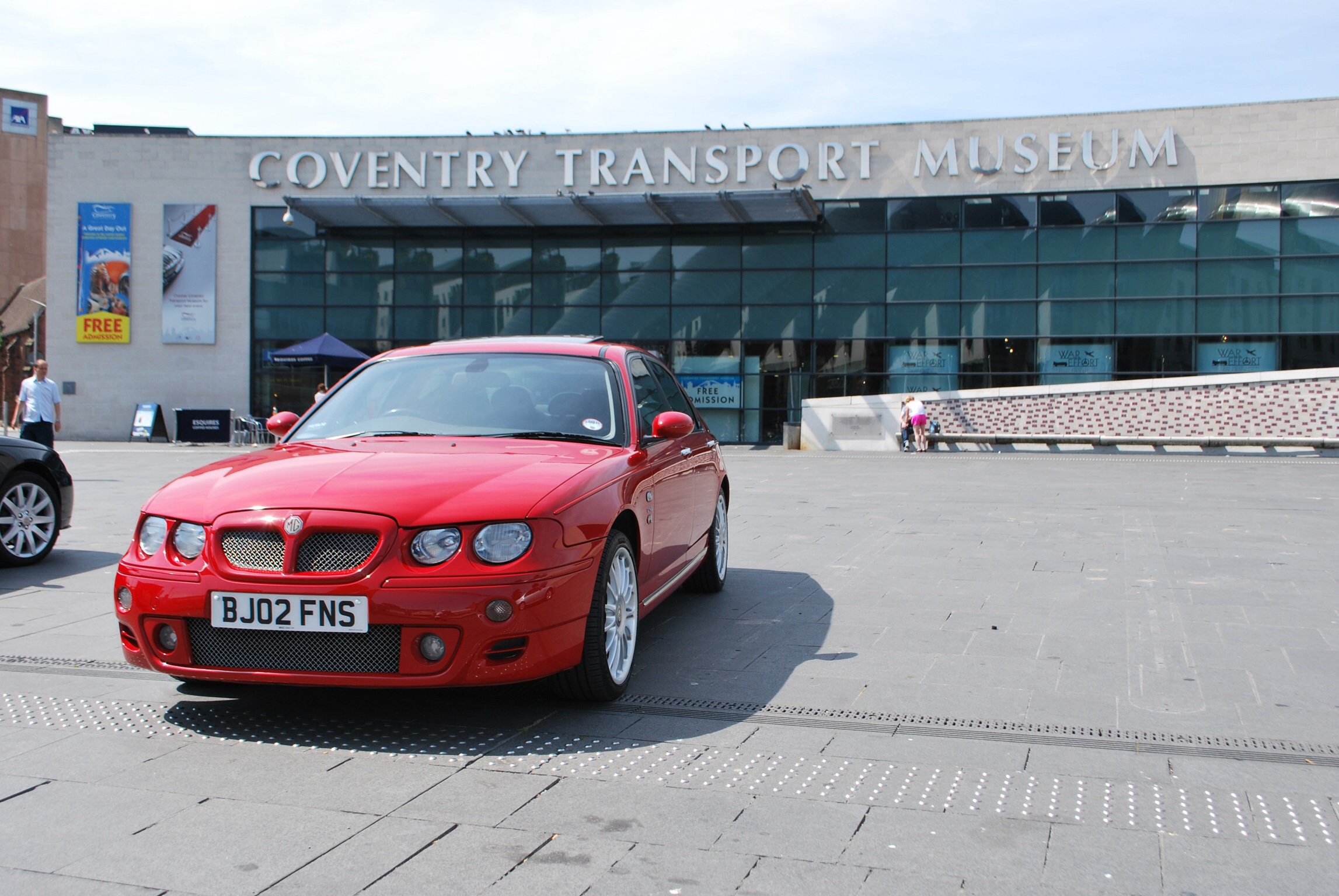 My MG ZT 190+ Solar Red